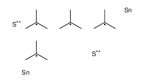 2,2,4,4-tetratert-butyl-1,3,2,4-dithiadistannetane Structure