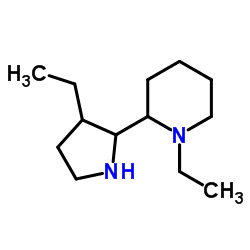 Piperidine, 1-ethyl-2-(3-ethyl-2-pyrrolidinyl)- (9CI)结构式