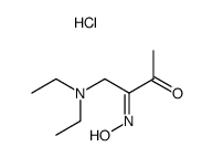 diethyl-[(2Z)-2-hydroxyimino-3-oxo-butyl]azanium chloride structure
