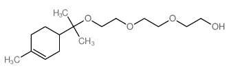 2-[2-[2-[2-(4-methyl-1-cyclohex-3-enyl)propan-2-yloxy]ethoxy]ethoxy]ethanol结构式