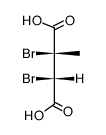 (RS,SR)-2,3-dibromo-2-methyl-succinic acid结构式