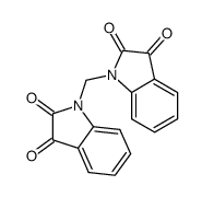 1,1'-methanediyl-bis-indole-2,3-dione结构式