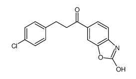 6-[3-(4-chlorophenyl)propanoyl]-3H-1,3-benzoxazol-2-one结构式
