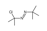 tert-butyl(2-chloropropan-2-yl)diazene Structure