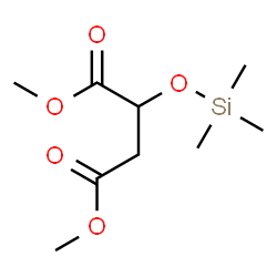 2-(Trimethylsiloxy)butanedioic acid dimethyl ester Structure