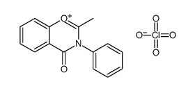 2-methyl-3-phenyl-1,3-benzoxazin-3-ium-4-one,perchlorate结构式