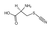 L-2-amino-3-thiocyanato-propionic acid结构式