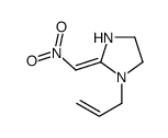 2-(nitromethylidene)-1-prop-2-enylimidazolidine结构式