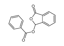 (3-oxo-1H-2-benzofuran-1-yl) benzoate Structure