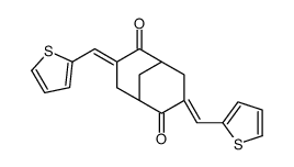 (3Z,7Z)-3,7-bis(thiophen-2-ylmethylidene)bicyclo[3.3.1]nonane-2,6-dione结构式