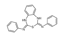 2-N,4-N-diphenyl-3,1,5-benzothiadiazepine-2,4-diamine结构式