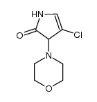 4-chloro-3-morpholin-4-yl-1,3-dihydro-pyrrol-2-one Structure