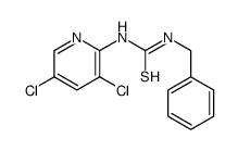 1-benzyl-3-(3,5-dichloropyridin-2-yl)thiourea Structure