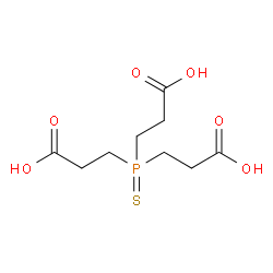 3,3',3''-Phosphorothioyltripropanoic acid Structure