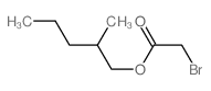 Acetic acid, 2-bromo-,2-methylpentyl ester结构式
