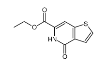 Ethyl 4,5-dihydro-4-oxothieno(3,2-c)pyridine-6-carboxylate结构式