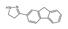 3-fluoren-2-yl-4,5-dihydro-1H-pyrazole结构式
