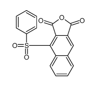 4-(benzenesulfonyl)benzo[f][2]benzofuran-1,3-dione结构式