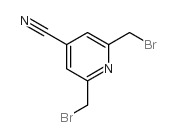 2,6-Bis(bromomethyl)-4-cyanopyridine结构式