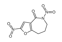 2,5-dinitro-7,8-dihydro-6H-furo[3,2-c]azepin-4-one Structure