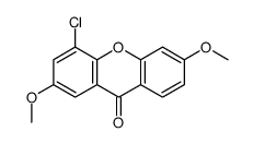 4-chloro-2,6-dimethoxyxanthen-9-one结构式