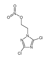 1-(3,5-dichloro-[1,2,4]triazol-1-yl)-2-nitrooxy-ethane结构式