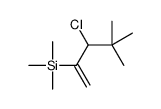 (3-chloro-4,4-dimethylpent-1-en-2-yl)-trimethylsilane Structure
