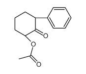 [(1S,3S)-2-oxo-3-phenylcyclohexyl] acetate Structure