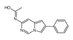 N-(6-phenylpyrrolo[1,2-c]pyrimidin-3-yl)acetamide Structure