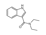N,N-diethyl-1H-indole-3-carboxamide结构式