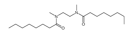 N-methyl-N-[2-[methyl(octanoyl)amino]ethyl]octanamide结构式