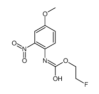 2-fluoroethyl N-(4-methoxy-2-nitrophenyl)carbamate Structure