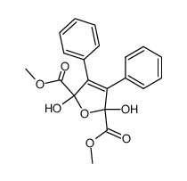 2,5-Dihydroxy-3,4-diphenyl-2,5-furandimethylcarboxylat结构式