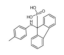 [9-(4-methylanilino)fluoren-9-yl]phosphonic acid结构式