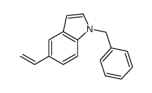 1-benzyl-5-ethenylindole Structure