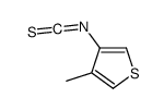 3-isothiocyanato-4-methylthiophene Structure