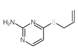 2-Pyrimidinamine,4-(2-propen-1-ylthio)- structure