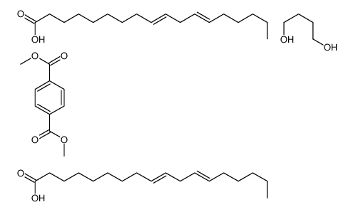 butane-1,4-diol,dimethyl benzene-1,4-dicarboxylate,(9Z,12Z)-octadeca-9,12-dienoic acid Structure