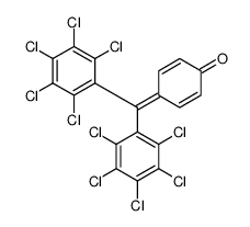 4-[bis(2,3,4,5,6-pentachlorophenyl)methylidene]cyclohexa-2,5-dien-1-one Structure