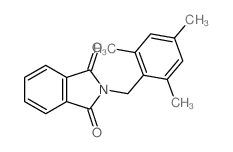 1H-Isoindole-1,3(2H)-dione, 2-[(2,4,6-trimethylphenyl)methyl]-结构式