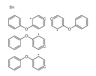 Tetrakis(p-phenoxyphenyl)stannane Structure