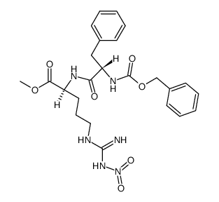 Z-Phe-Arg(NO2)-OMe结构式