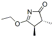 2H-Pyrrol-2-one, 5-ethoxy-3,4-dihydro-3,4-dimethyl-, trans-结构式