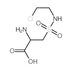 L-Alanine,3-[[(2-chloroethyl)amino]sulfonyl]-结构式