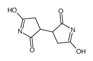 3-(2,5-dioxopyrrolidin-3-yl)pyrrolidine-2,5-dione结构式