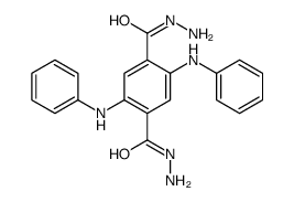 2,5-dianilinobenzene-1,4-dicarbohydrazide Structure