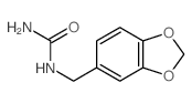 benzo[1,3]dioxol-5-ylmethylurea结构式