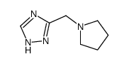(9ci)-3-(1-吡咯烷甲基)-1H-1,2,4-噻唑结构式