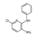 2-phenylamino-3-amino-6-chloropyridine Structure