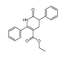 5-ethoxycarbonyl-3,6-diphenyl-3,4-dihydropyridin-2(1H)-one结构式